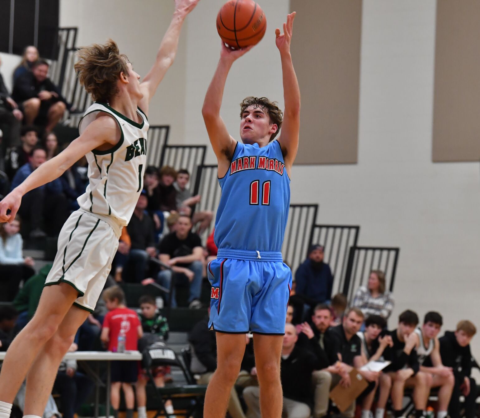 Mark Morris boys basketball Olson